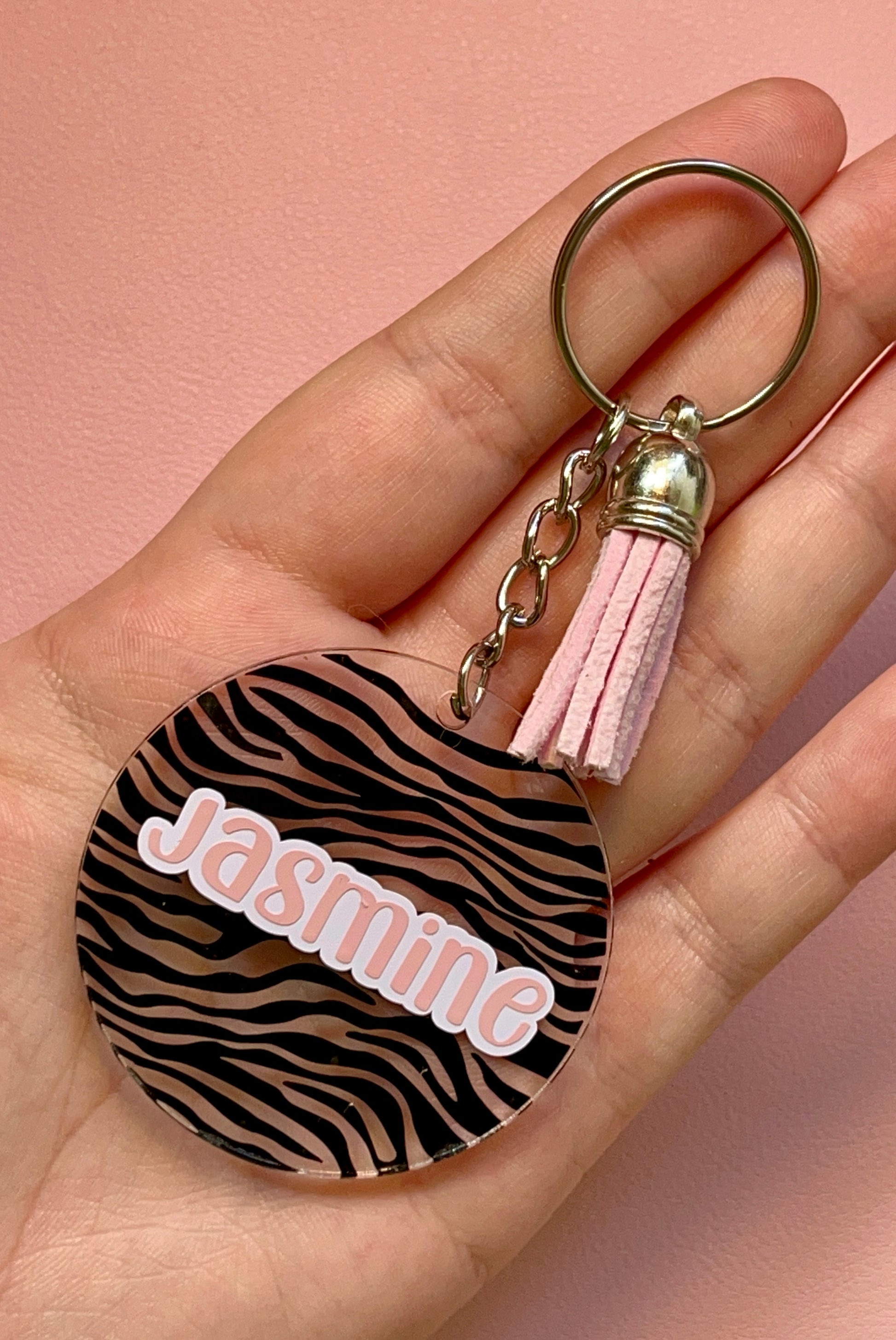 Animal Print Keyring 