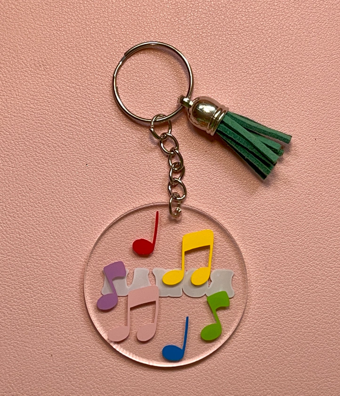 Music Note Keychain