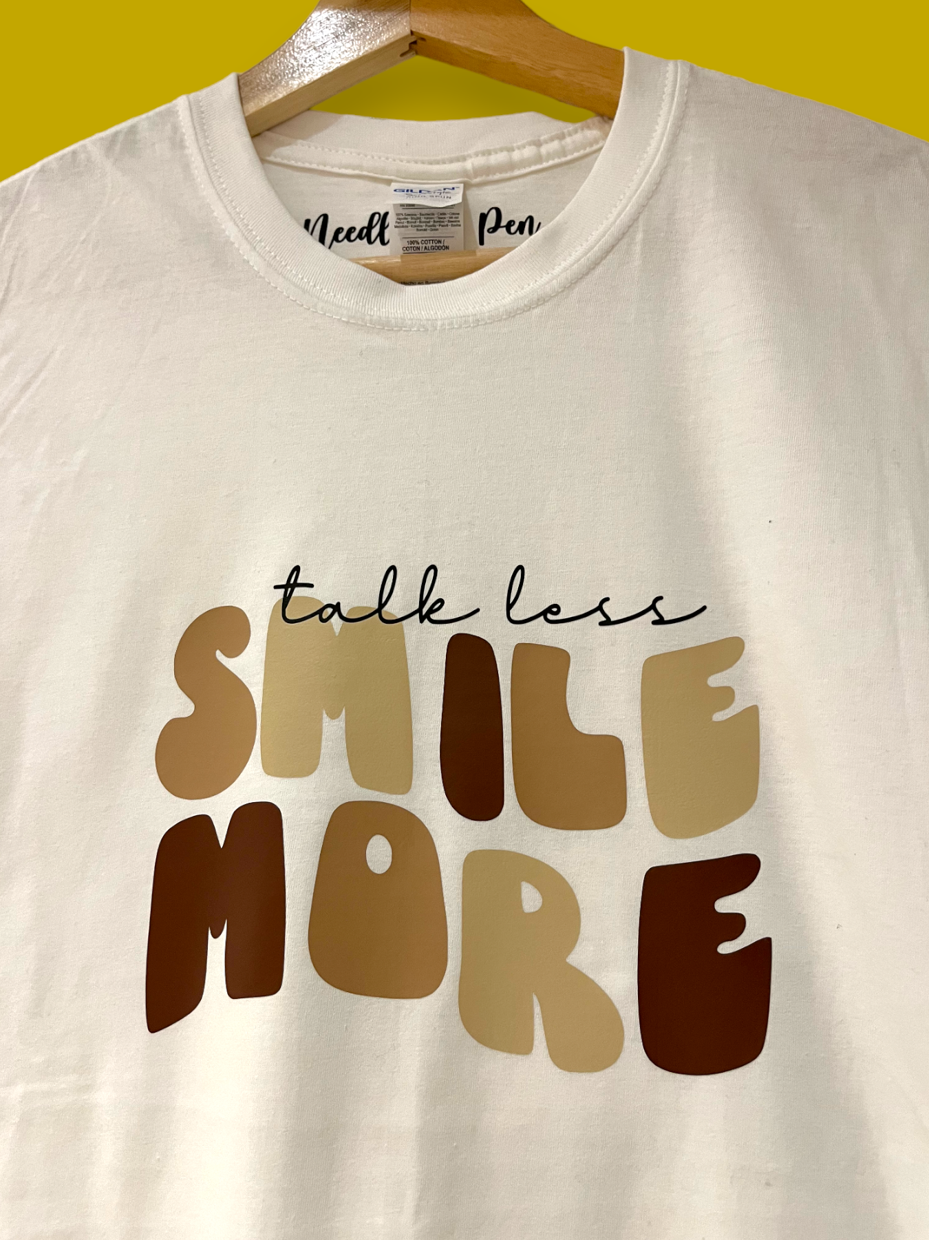 Talk Less (Hamilton) T-Shirt - White